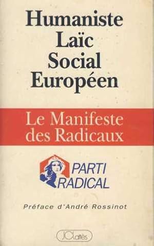 Manifeste du parti radical