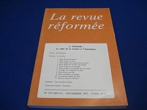 La Revue Réformée. N°179- 1993 /4-5 Tome XLIV
