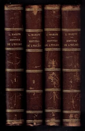 Bild des Verkufers fr Histoire de l'Eglise. Huitieme edition. [four-volume set, complete] zum Verkauf von CARDINAL BOOKS  ~~  ABAC/ILAB