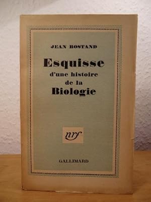 Bild des Verkufers fr Esquise d'une histoire de la Biologie zum Verkauf von Antiquariat Weber