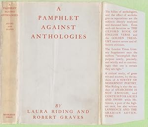 A Pamphlet Against Anthologies