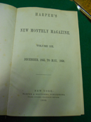 Bild des Verkufers fr Hapers New Monthly Magazine. Volume XII. December, 1855, to May, 1856. zum Verkauf von Galerie  Antiquariat Schlegl