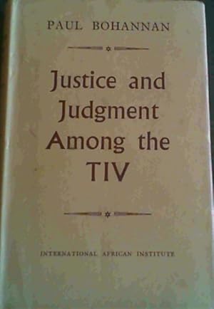 Seller image for Justice & Judgment Among the TIV for sale by Chapter 1