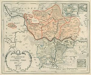 SACHSEN. - Anhalt. - Karte. "Des Fürstentums Anhalt östlicher Theil oder Dessau und Zerbst Nro. 3...