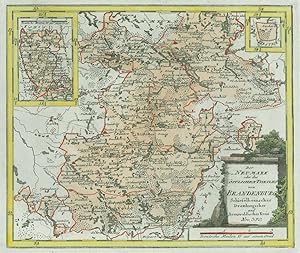 NEUMARK. - Karte. "Der Neumark oder des östlichen Theiles von Brandenburg Schiefelbeinscher, Dram...