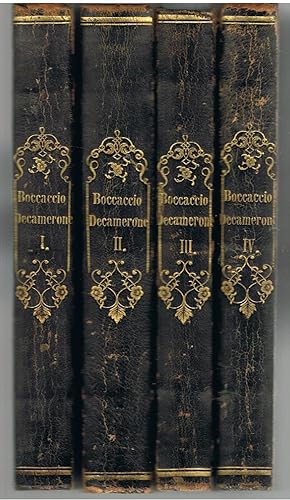 Il Decamerone. 4 Volumes.