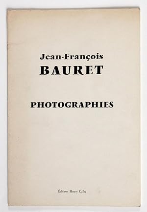 Jean-François Bauret : Photographies. Exposition de l'A.R.C. (Animation - Recherche - Confrontati...