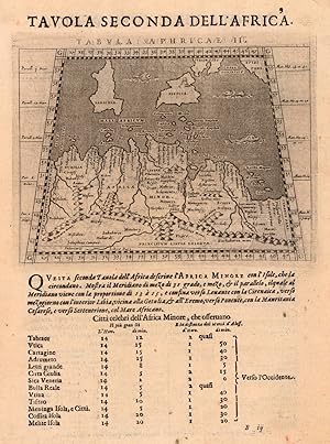 Bild des Verkufers fr Tabula Africae II (Algeria and Tunesia) zum Verkauf von Antiquariat Reinhold Berg eK Inh. R.Berg