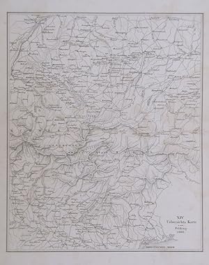 Bild des Verkufers fr Uebersichts Karte zum Feldzug 1800. zum Verkauf von Antiquariat Reinhold Berg eK Inh. R.Berg