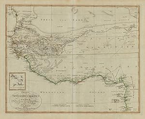 Seller image for Charte von Senegambien, Nigritien und Guinea, Nach den neuesten See- und Land-Reisen und astronomischen Beobachtungen gezeichnet von I.C.M. Reinecke. Weimar Im Verlage des Geographischen Instituts. Revidiert im September 1804. for sale by Antiquariat Reinhold Berg eK Inh. R.Berg