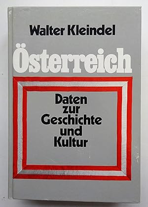 Bild des Verkufers fr sterreich. Daten zur Geschichte und Kultur. zum Verkauf von Der Buchfreund