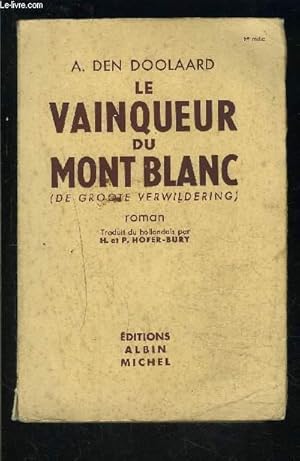 Seller image for LE VAINQUEUR DU MONT BLANC for sale by Le-Livre