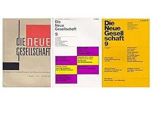 Konvolut Zeitschrift "Die Neue Gesellschaft NG. Frankfurter Hefte". 36 Titel. 1.) Die Neue Gesell...