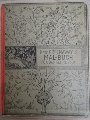 Seller image for Malbuch fr das kleine Volk. Mit beschreibenden Erzhlungen und Reimen von G. Weatherly, ins Deutsche bersetzt und ergnzt von F. Stockhausen. 6. Aufl. Mnchen, Stroefer, um 1900. 100 S., 1 Bl. Mit 112 Holzstichen. Gr.-8. Illustr. Hlwd. (etw. bestoen). for sale by Antiquariat Daniel Schramm e.K.