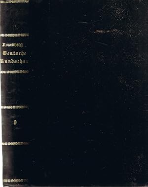 Imagen del vendedor de Deutsche Rundschau. Band 9 ( IX ) (Oktober - November - Dezember 1876) a la venta por Allguer Online Antiquariat