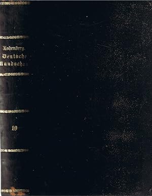 Imagen del vendedor de Deutsche Rundschau. Band 10 ( X ) (Januar - Februar - Mrz 1877) a la venta por Allguer Online Antiquariat