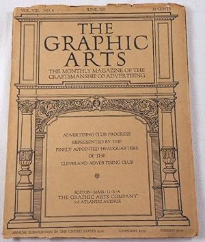 Seller image for The Graphic Arts. Volume VIII, Number 6, June 1915. Magazine for sale by Resource Books, LLC