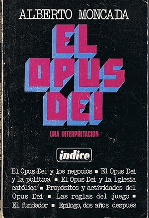 Imagen del vendedor de EL OPUS DEI. Una interpretacin a la venta por Librera Torren de Rueda