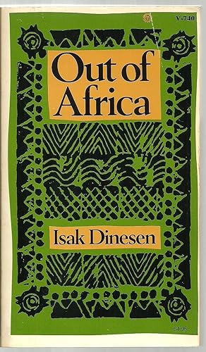 Seller image for Out of Africa for sale by Sabra Books