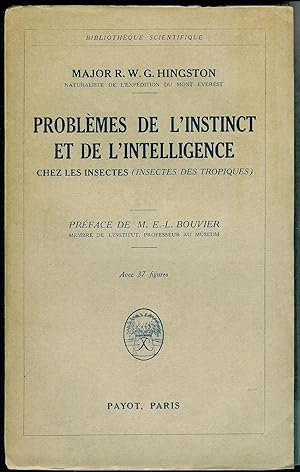 Seller image for Problmes de l'instinct et de l'intelligence chez les insectes des Tropiques. for sale by Bouquinerie Aurore (SLAM-ILAB)