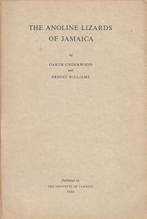 Seller image for The Anoline Lizards of Jamaica for sale by Black Rock Books