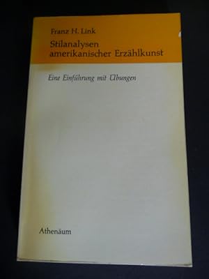 Seller image for Stilanalysen amerikanischer Erzhlkunst. Eine Einfhrung mit bungen for sale by Antiquariat-Fischer - Preise inkl. MWST