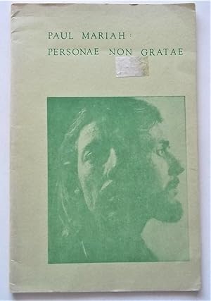Seller image for Personae Non Gratae (Poems Poetry) for sale by Bloomsbury Books