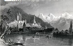 Thun with the Bernese Alps.