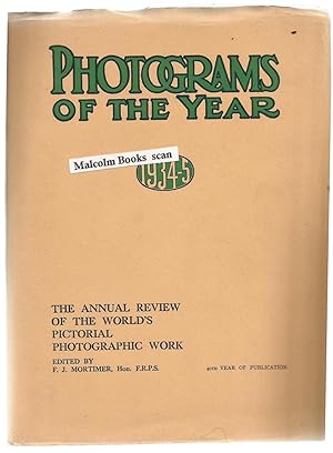 Seller image for Photograms of the Year 1934-5 (40th year of publication issue); The annual review of the world's pictorial photographic work. for sale by Malcolm Books