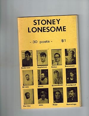 Seller image for Stoney Lonesome - 30 Poets for sale by Dale Steffey Books, ABAA, ILAB