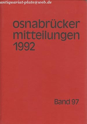 Osnabrücker Mitteilungen 1992. Band 97.