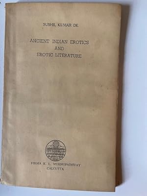 Immagine del venditore per Ancient Indian erotics and erotic literature venduto da Librairie Axel Benadi