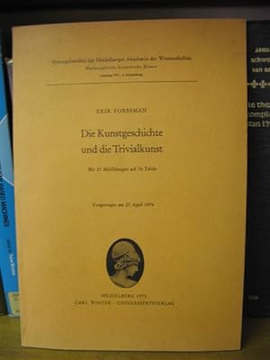 Seller image for Die Kunstgeschiche und die Trivialkunst for sale by PsychoBabel & Skoob Books