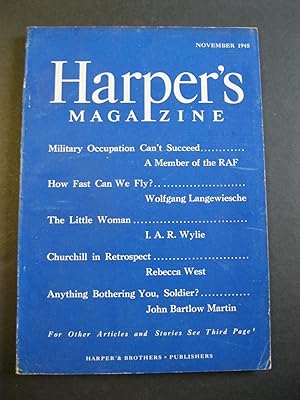 HARPER'S Magazine - November, 1945