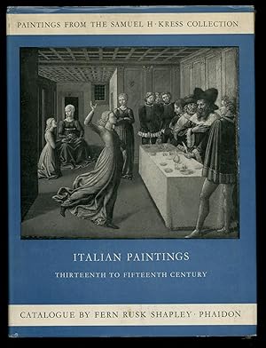 Bild des Verkufers fr Italian Paintings: Thirteenth to Fifteenth Century zum Verkauf von Between the Covers-Rare Books, Inc. ABAA