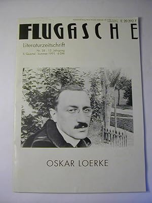Immagine del venditore per Flugasche Literaturzeitschrift Nr. 38 12. Jahrgang II. Quartal 1991: Oskar Loerke venduto da Antiquariat Fuchseck