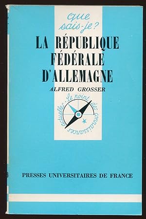 Image du vendeur pour La rpublique fdrale d'Allemagne mis en vente par LibrairieLaLettre2