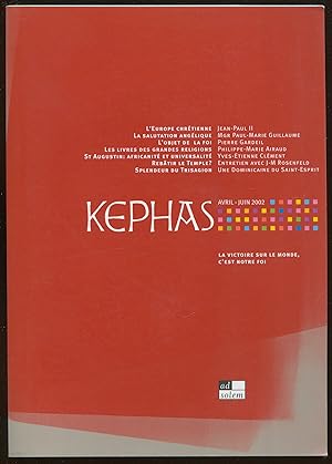Imagen del vendedor de Kephas Avril-Juin 2002 a la venta por LibrairieLaLettre2