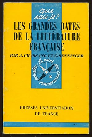Imagen del vendedor de Les grandes dates de la littrature franaise a la venta por LibrairieLaLettre2