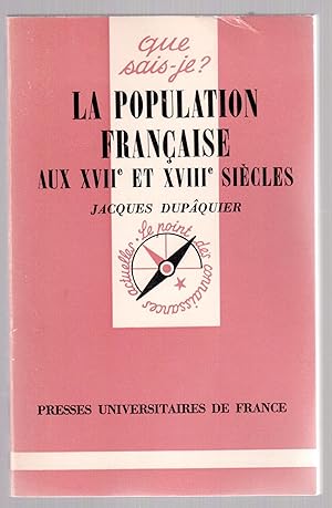 Image du vendeur pour La population franaise aux XVIIe et XVIIIe sicles mis en vente par LibrairieLaLettre2