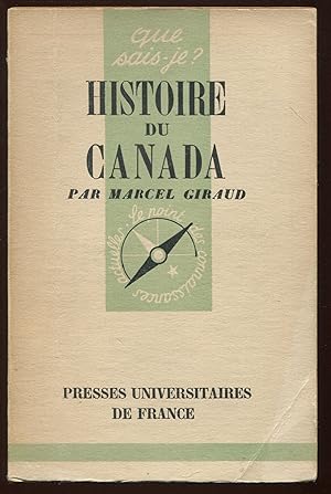 Seller image for Histoire du Canada for sale by LibrairieLaLettre2