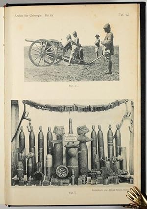 Beobachtungen über Artillerie-Verletzungen im Boerenkriege. Von Dr. Hildebrandt, s.Z. Mitglied de...