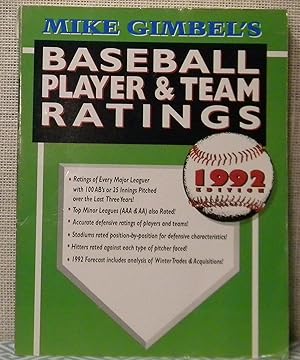Baseball Player & Team Ratings 1992