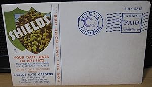 Immagine del venditore per Shields Your Date Data for 1971-1972 venduto da Phyllis35