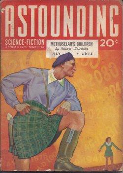 Imagen del vendedor de ASTOUNDING Science Fiction: July 1941 ("Methuselah's Children") a la venta por Books from the Crypt