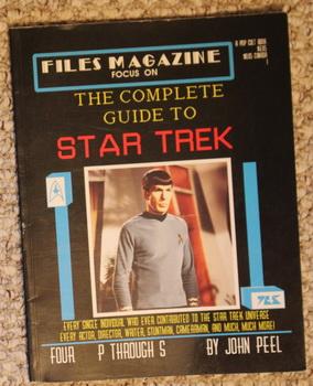 Seller image for THE COMPLETE GUIDE TO STAR TREK - BOOK FOUR; P THROUGH S. [ FILES Magazine - Book series] for sale by Comic World