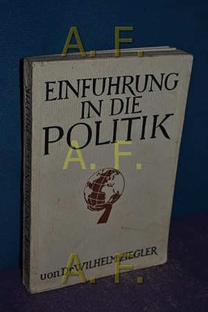 Seller image for Einfhrung in die Politik. for sale by Antiquarische Fundgrube e.U.