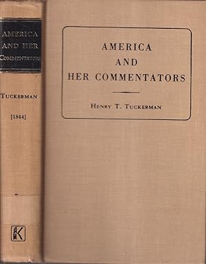 Immagine del venditore per America and Her Commentators (America through European Eyes) venduto da Jonathan Grobe Books
