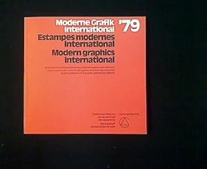 Image du vendeur pour Moderne Grafik International `79. Eine Gemeinschaftspublikation europischer Galerien und Editionen. mis en vente par Antiquariat Matthias Drummer