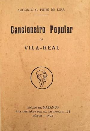 Imagen del vendedor de CANCIONEIRO POPULAR DE VILA-REAL. a la venta por Livraria Castro e Silva